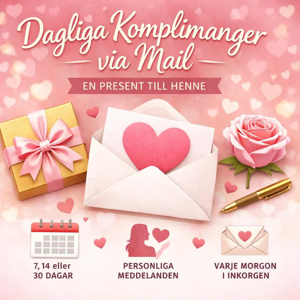Dagliga Komplimanger via Mail – Present till Henne