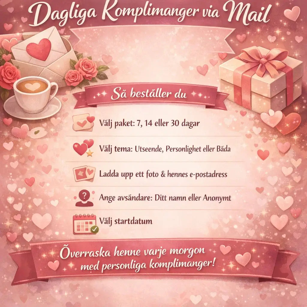 Dagliga komplimanger på mail hur det funkar