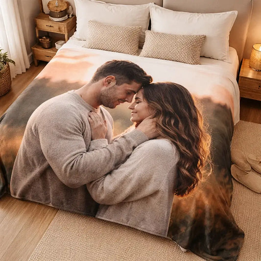 Personlig Filt med Eget Foto