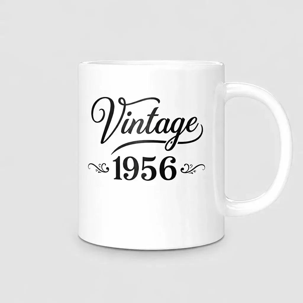 Vintage Mugg med Valfritt Årtal